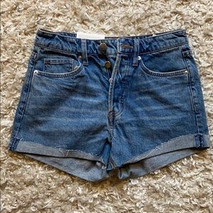 H&M High Rise Jean Shorts